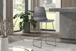 Barkruk Penny Grijs – Set van 2