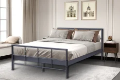 Bed Chuck Donkergrijs 160×200 cm