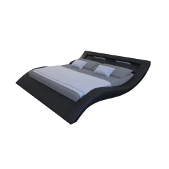 Bed Dario Zwart 180x200cm