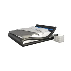 Bed Juan Zwart 180x200cm