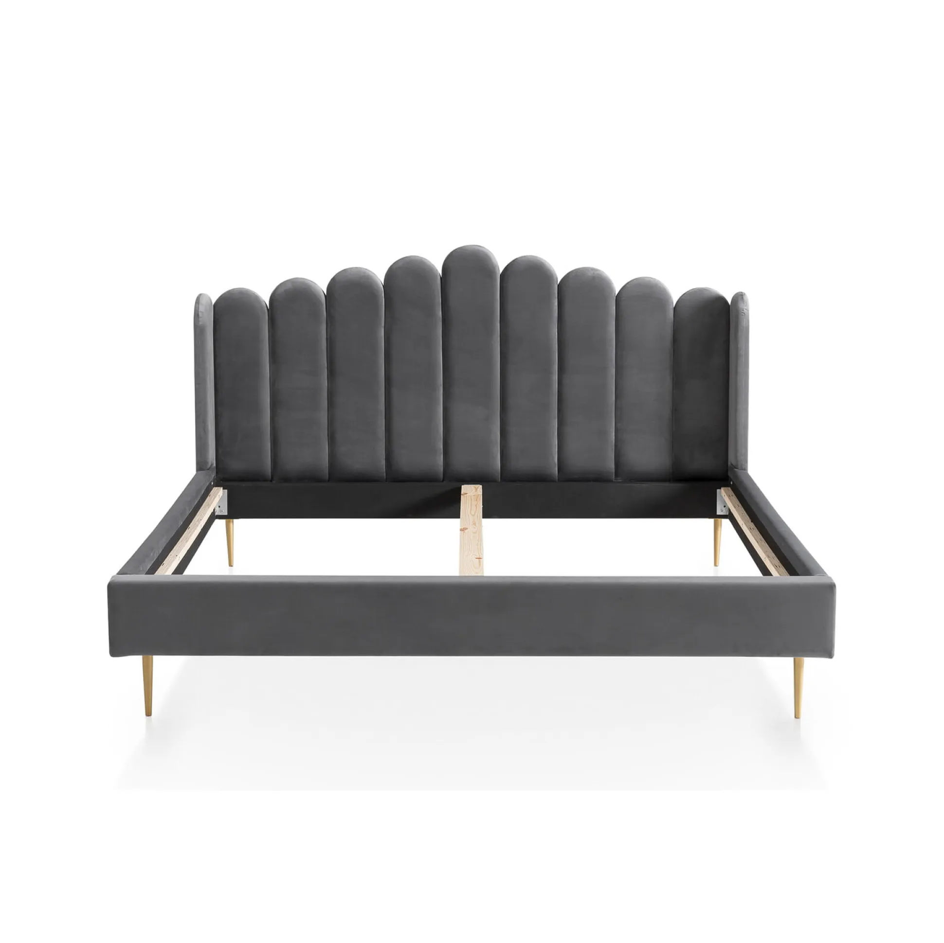 Bed Kendall Grijs 180x200cm