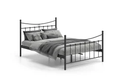 Bed Molly Zwart 140x200cm