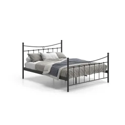 Bed Molly Zwart 160x200cm