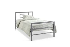 Bed Patrick Grijs 90x200cm