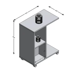 Bijzettafel Gretha Matera