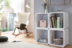 Bijzettafel Guus Wit Vierkant