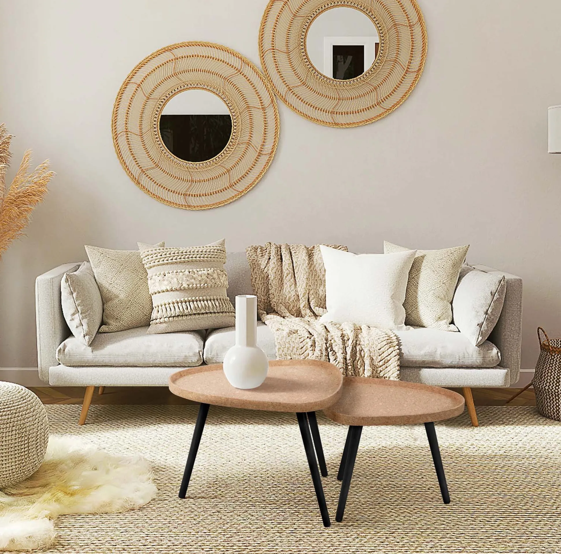 Bijzettafel Maru – Set van 2