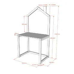 Bureau Bibi Antraciet