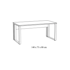Bureau Erasmus 140cm