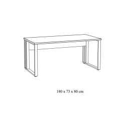 Bureau Erasmus 180cm