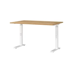 Bureau Galileo Eiken Wit 120 cm