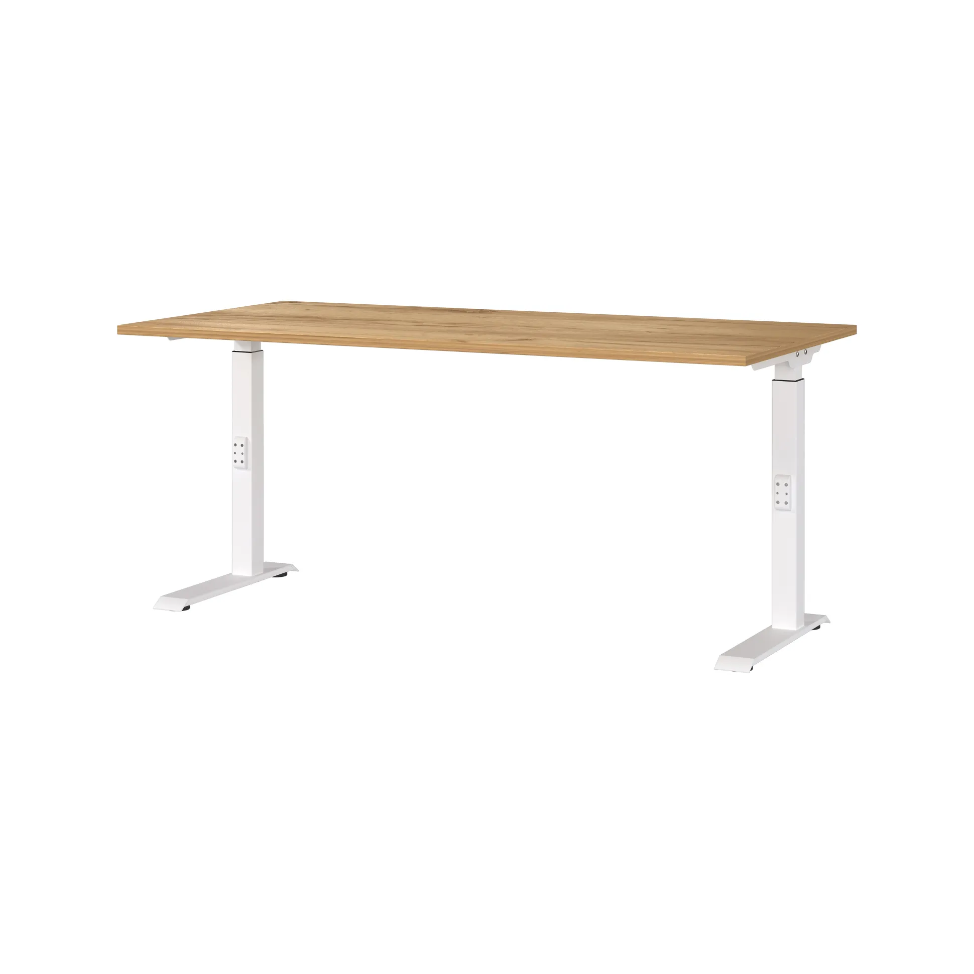 Bureau Galileo Eiken Wit 160 cm