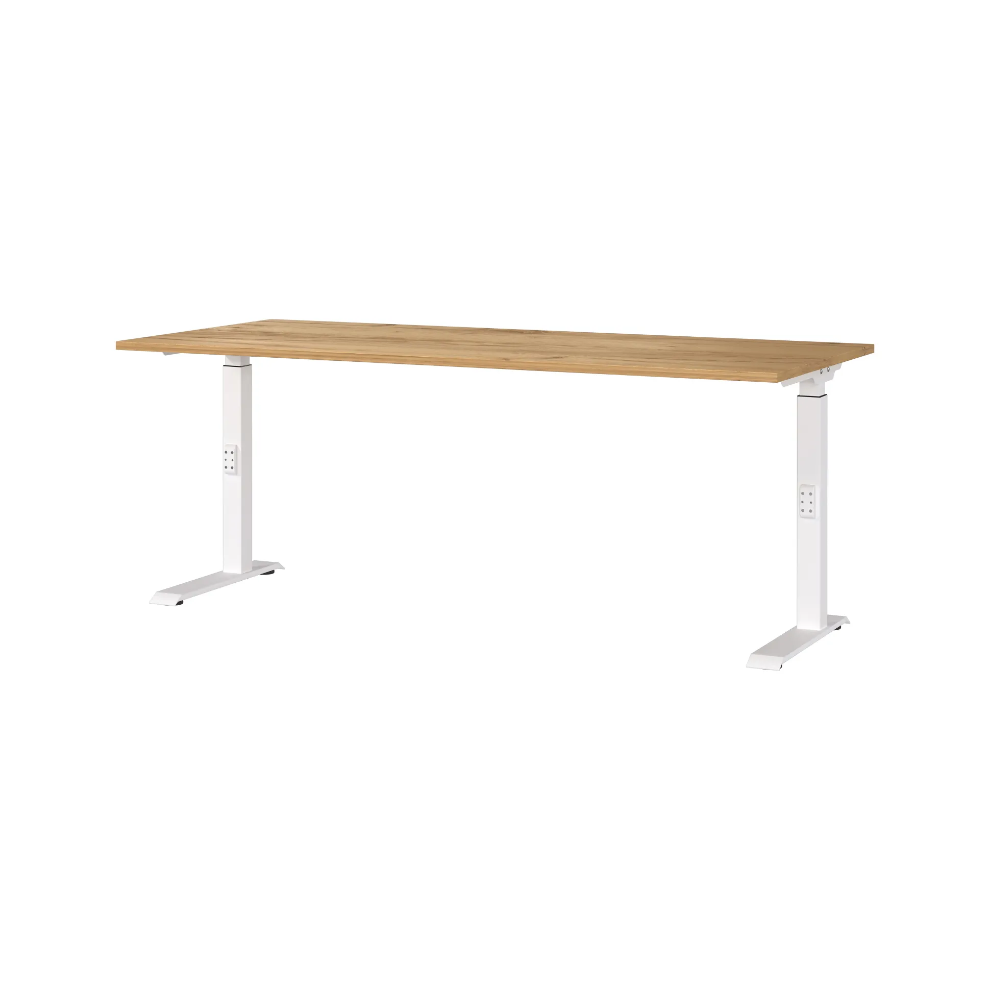 Bureau Galileo Eiken Wit 180 cm