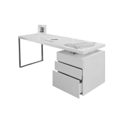 Bureau Javi Wit 180cm