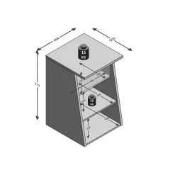 Bureau Moritz 2 Antraciet