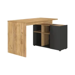 Bureau Orlando Grafiet Eiken 120 cm