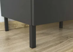 Dressoir Amalfi Grafiet-Eiken L