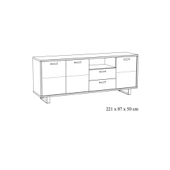 Dressoir Bolivia 220cm