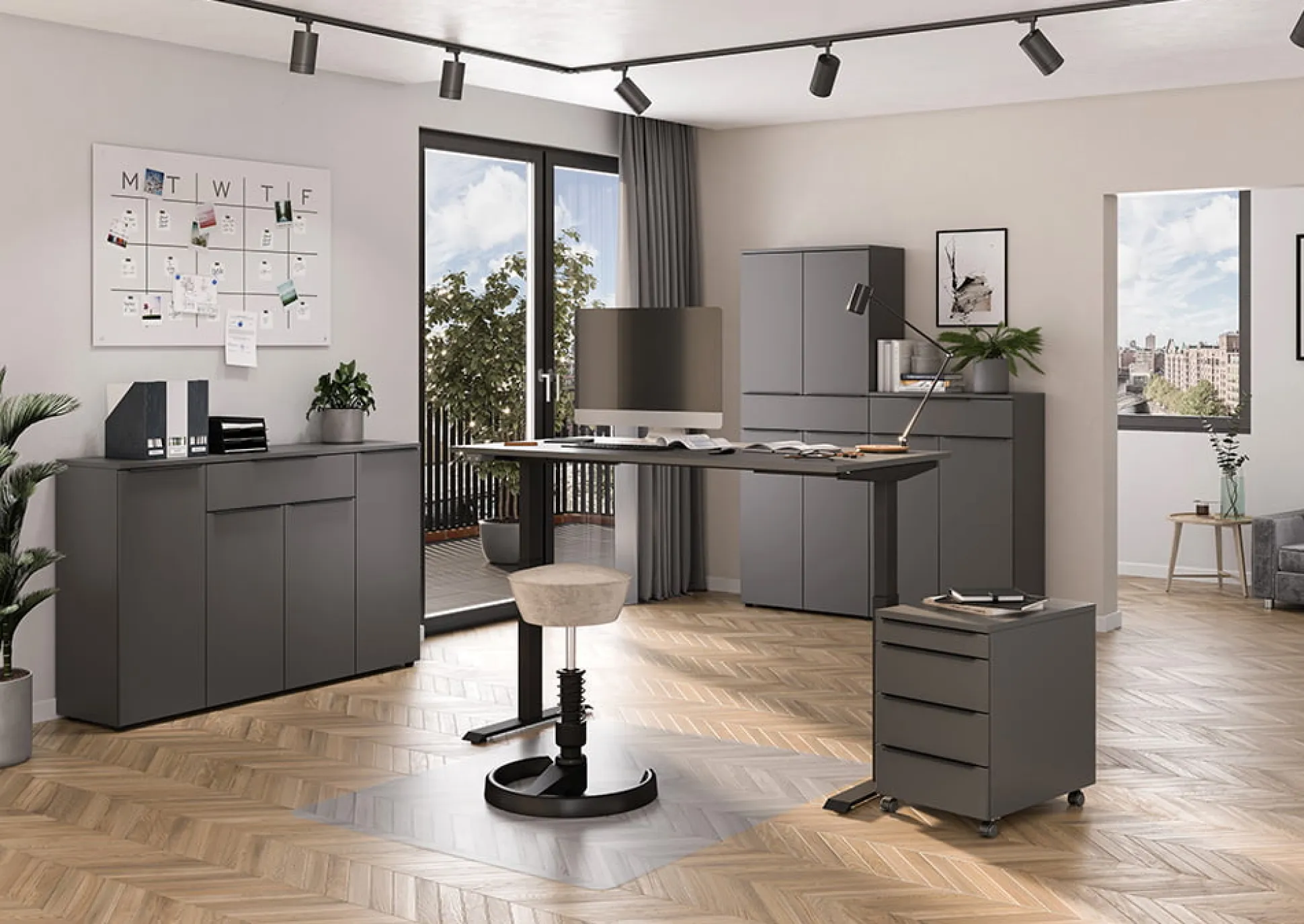 Dressoir Galileo Grafiet