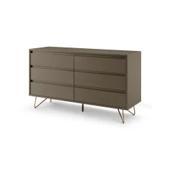 Dressoir Lucy Grijs 120 cm