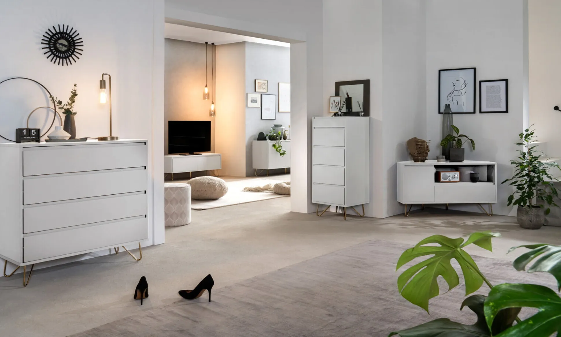 Dressoir Lucy Wit 120 cm