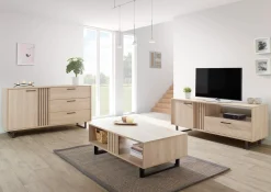 Dressoir Myron Eiken 216 cm