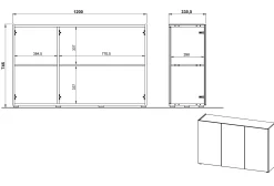 Dressoir Orlando Kasjmier 120 cm