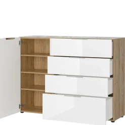 Dressoir Sirmione Wit-Eiken Small