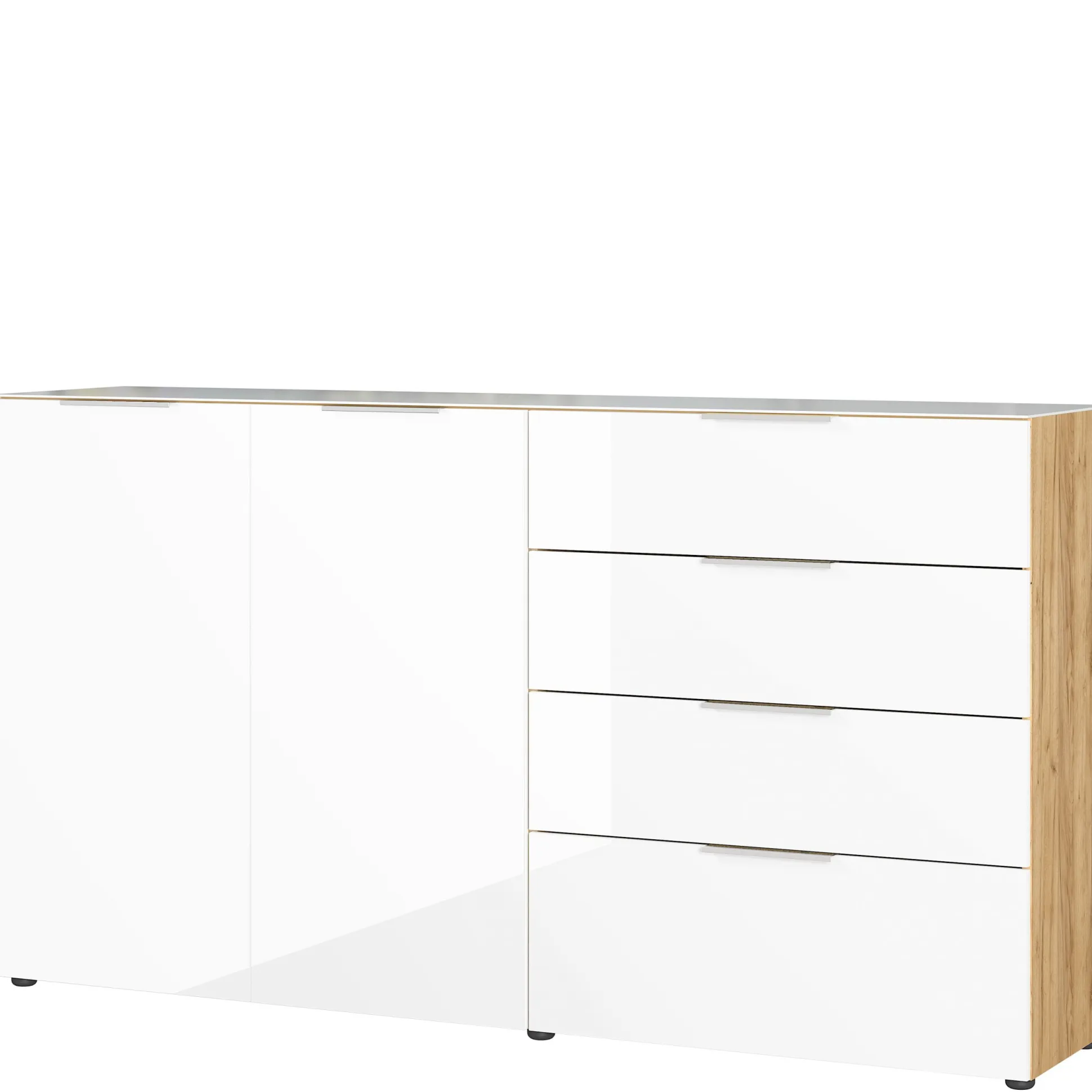 Dressoir Sirmione Wit-Eiken Large