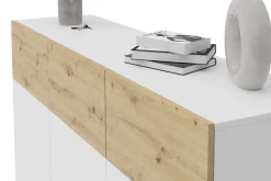 Dressoir Zeger Wit Artisan Eiken 163 CM