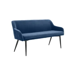 Eetkamerbank Darcy Blauw Velours