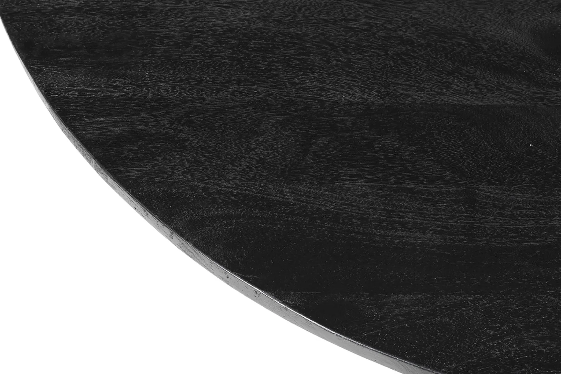 Eetkamertafel Florance Zwart Rond 130 cm