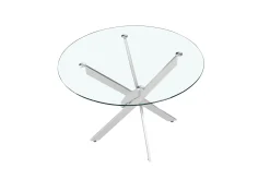 Eetkamertafel Martijn Glas Rond 120 cm