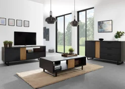 Eetkamertafel Myron Zwart 170 cm