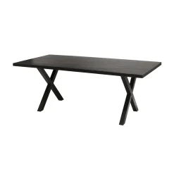 Eetkamertafel Raegan Magnolia Zwart 200 cm