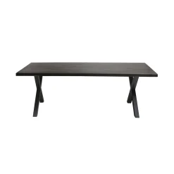 Eetkamertafel Raegan Magnolia Zwart 200 cm