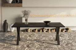 Eetkamertafel Raegan Magnolia Zwart 200 cm