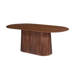 Eetkamertafel River Ovaal Lichtbruin 200 cm