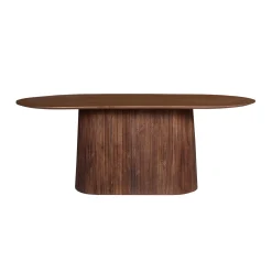 Eetkamertafel River Ovaal Lichtbruin 200 cm