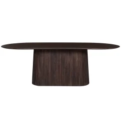 Eetkamertafel River Ovaal Donkerbruin 230 cm