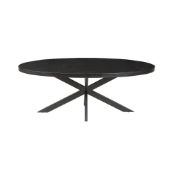 Eetkamertafel Scarlett Magnolia Zwart 200 cm