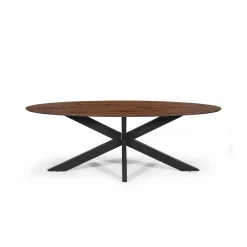 Eetkamertafel Turijn Bruin Ovaal 220 cm