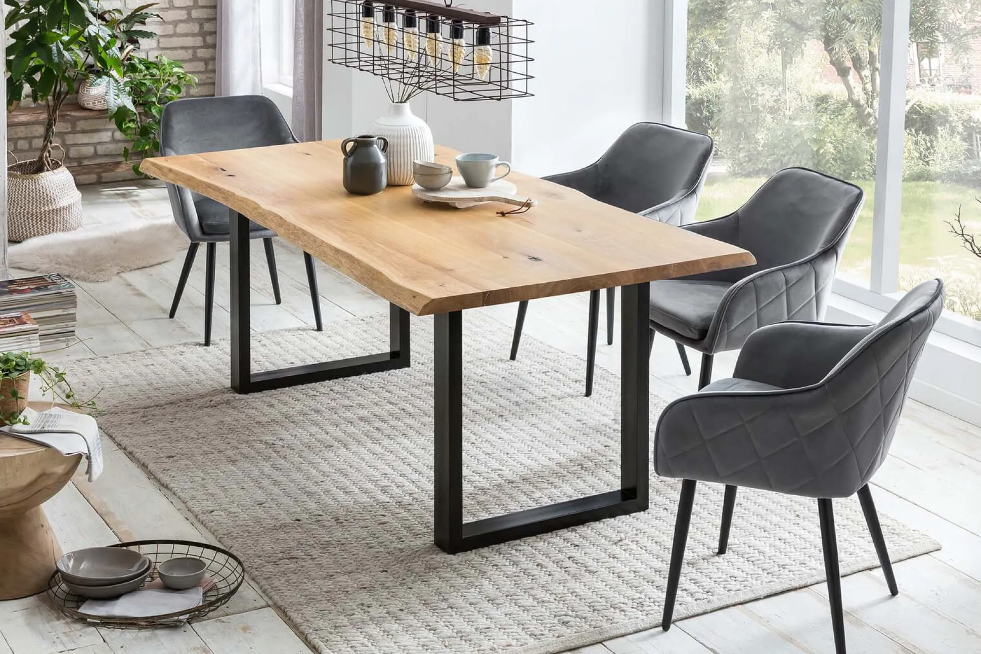 Eetkamertafel Zack Eiken 140x80cm