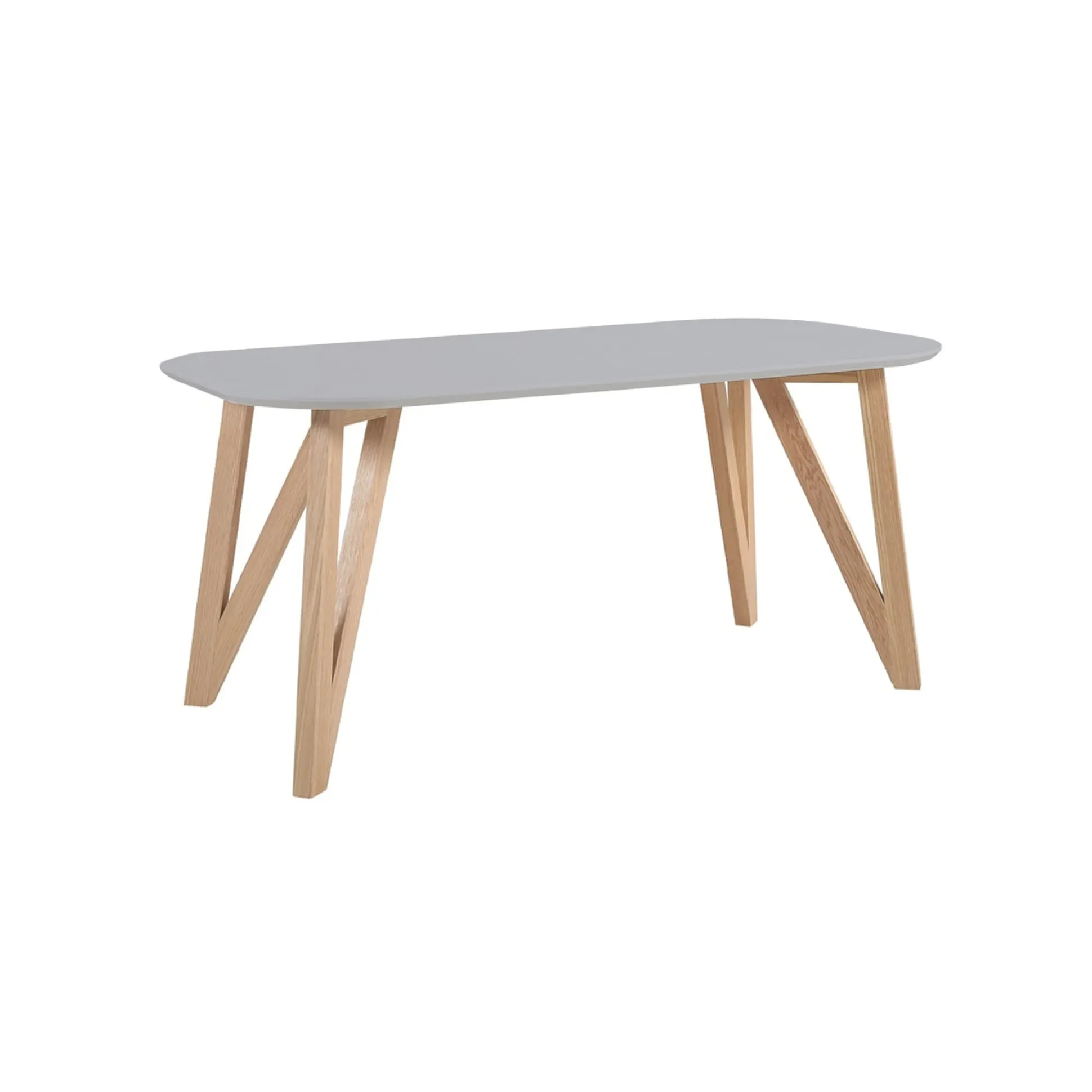 Eettafel Nikolaj Grijs 140 cm
