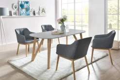 Eettafel Nikolaj Grijs 120 cm