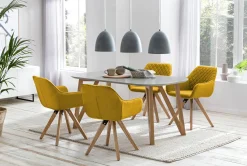 Eettafel Nikolaj Grijs 200 cm