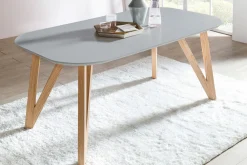 Eettafel Nikolaj Grijs 160 cm