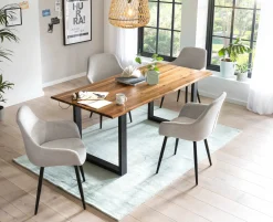 Eettafel Sven Acaciahout 200 cm