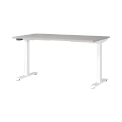 Elektrisch zit-sta Bureau Galileo Kasjmier Wit 140 cm