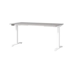 Elektrisch zit-sta Bureau Galileo Kasjmier Wit 160 cm